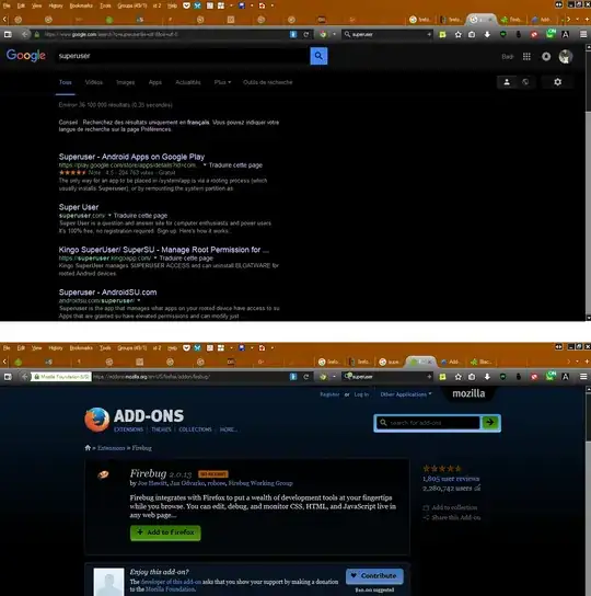 Screen showing the boot-up options