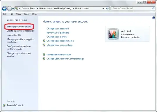 User Accounts -> Manage your credentials