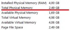 windows showing no result