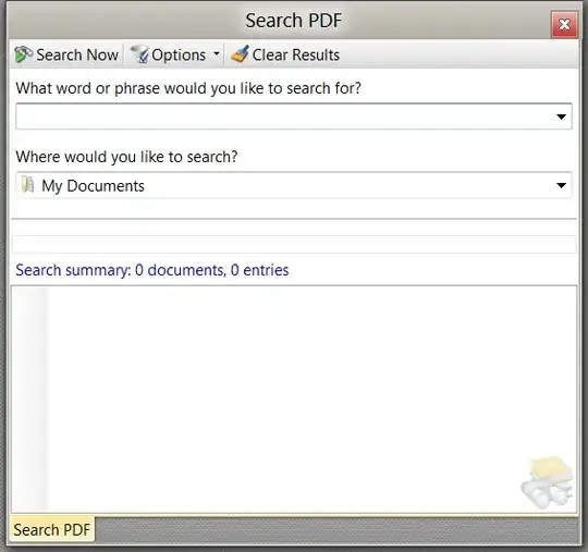 Search PDF in PDF-Viewer