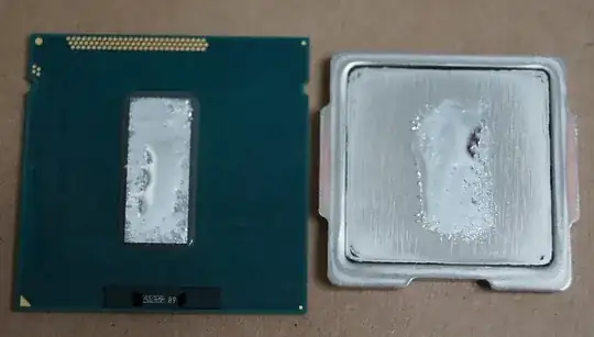 A delidded CPU