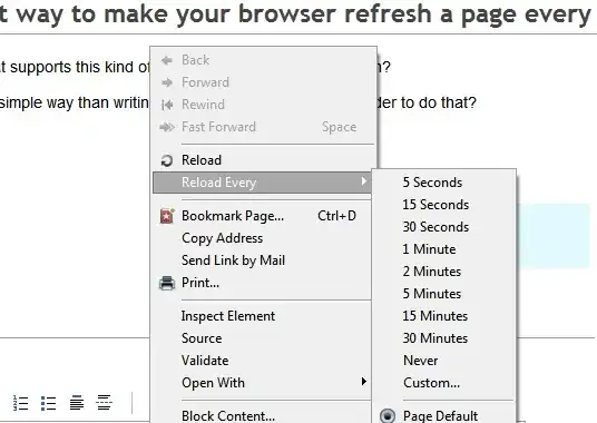 reload every in action