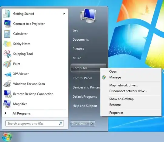 Start > Computer > Properties