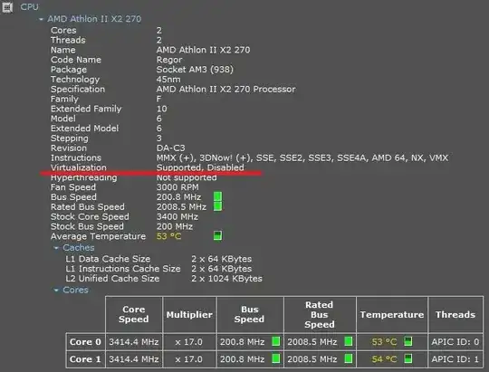 Screenshot of Regsitry