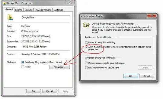 Google drive Properties - Disable and enable the below checkbox for this property to copy to all files inside folder