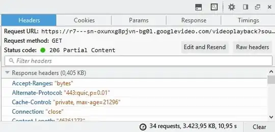 Firefox console screenshot