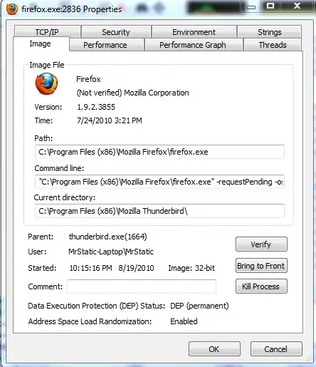Screenshot of MDS spreadheet