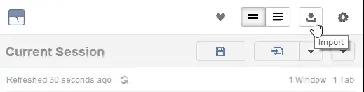Import links from text input