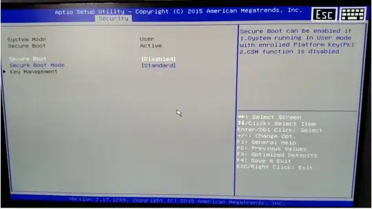 BIOS screenshot
