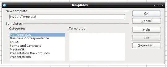Enter name and select Category for new Template