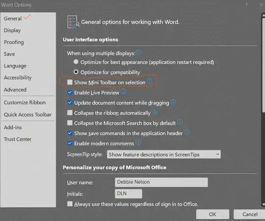 Main router settings