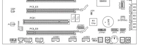 Stretched difference between compressed and original frames