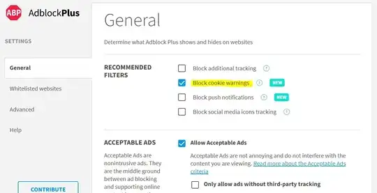 AdBlock Plus Settings Screenshot