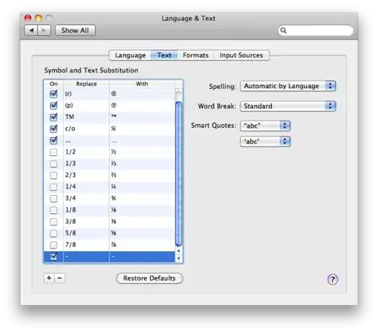 Start menu application listing