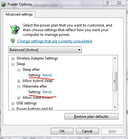 screen grab from excel