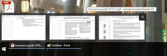 thumbnails for three PDF docs using Print-Screen pasted into Paint