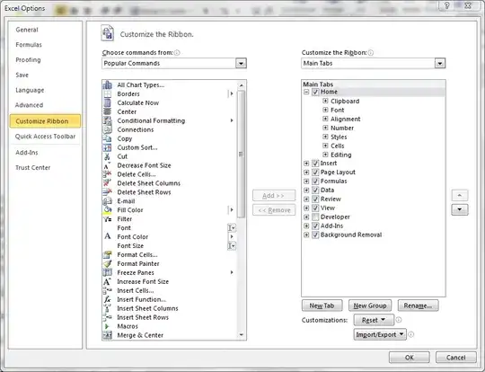 Excel Customize Ribbon