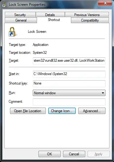 lock shortcut