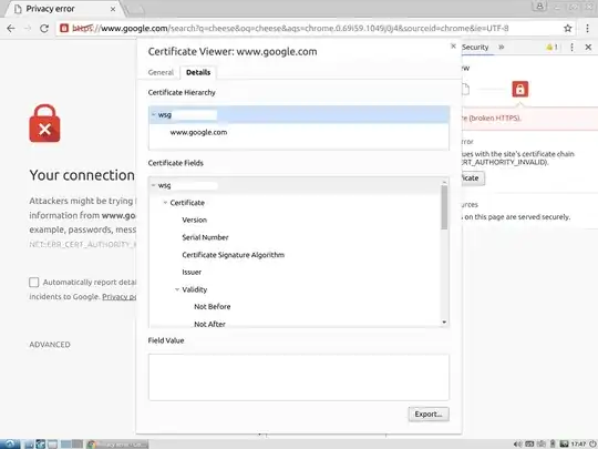 Certificate viewer
