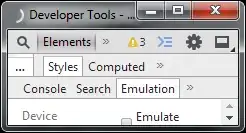 Example of the query edited in the advanced editor