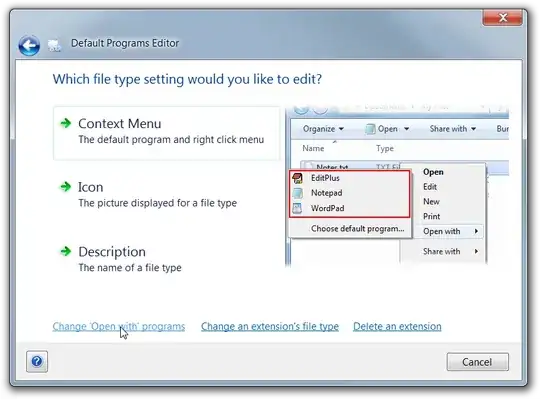 Change Open With Programs