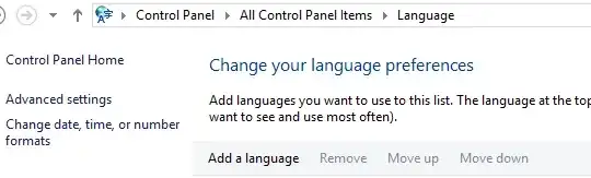 *Advanced Settings* (on the left side)
