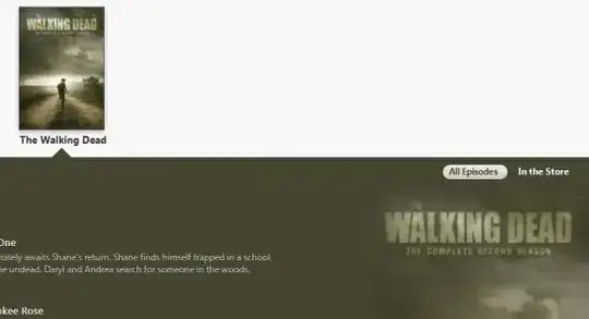 Right series image, wrong episode image