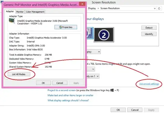 Change screen resolution