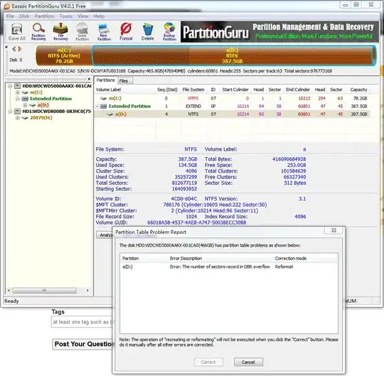 Task manager showing running processes