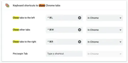 the images show ping tests