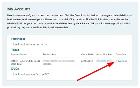 Screenshot of a double panic with Safari in front