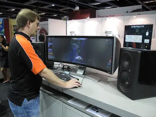 Wrap Around Monitor at PAX