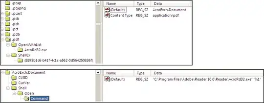PDF file association in the registry