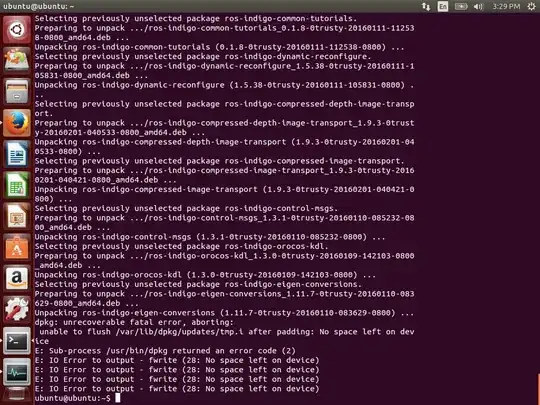 ROS installation failed