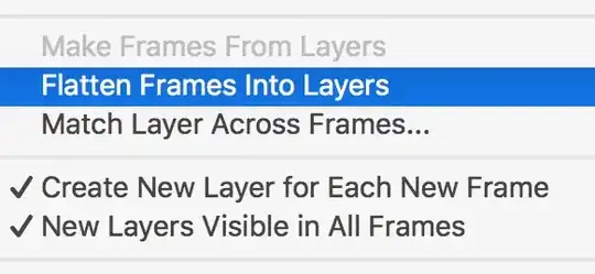 Flatten Frames Into Layers