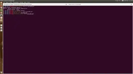 Screenshot Showing Error