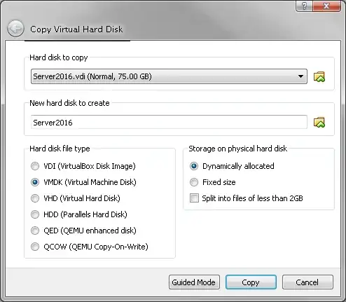 Copy Virtual Hard Disk