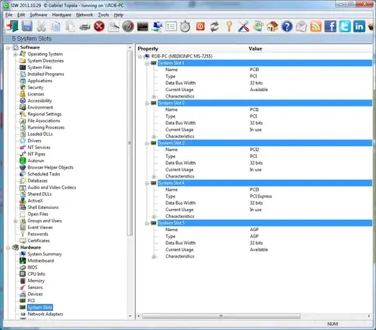 System Information for Windows (SiW) running