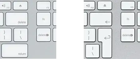 Delete and Forward Delete on Mac keyboards