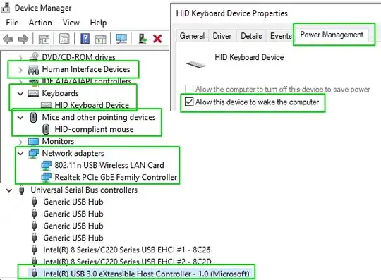 screenshot of device manager