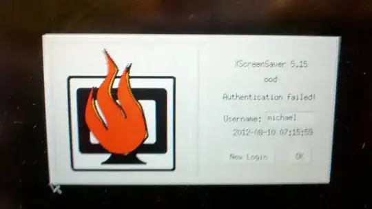 xscreensaver dialog box