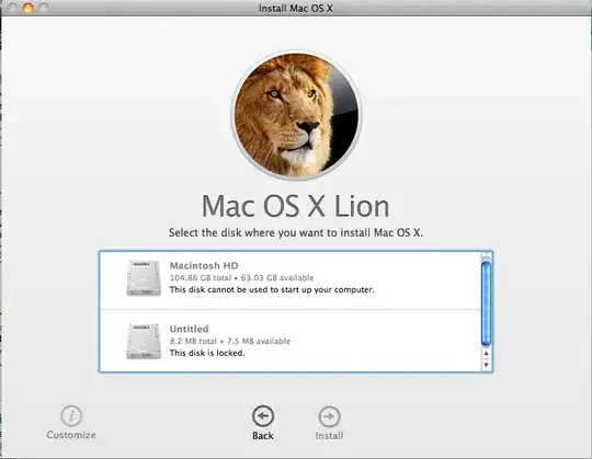 Install Mac OS X. Macintosh HD cannot be used to start up your computer. Untitled is locked.