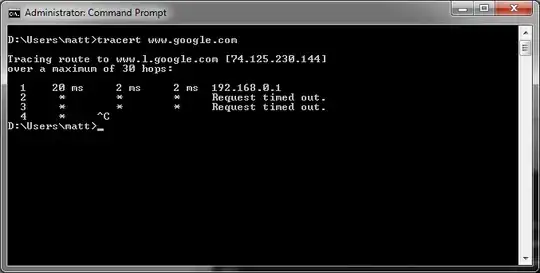 screenshot of my current partitions