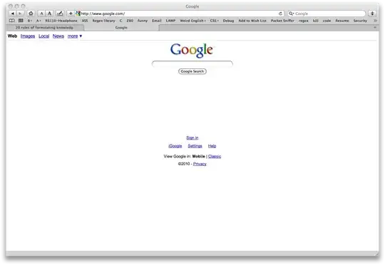 Screenshot of the Chrome inspector.