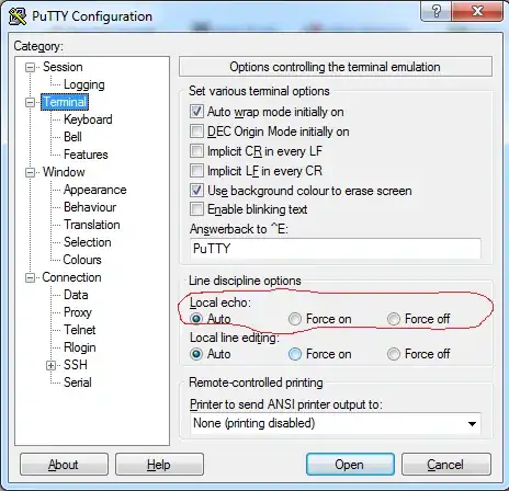 Logical picture of environment in question