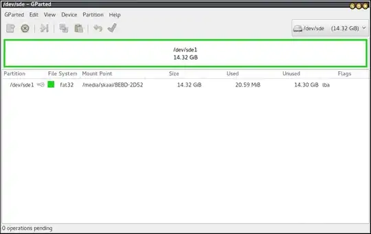 normally working USB flash drive reads like this