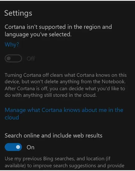 Start Menu screenshot