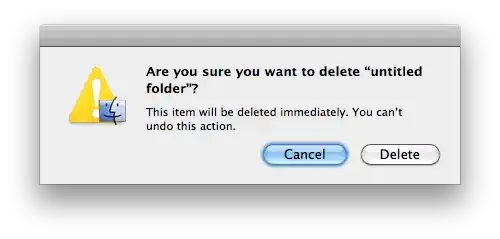 Dialog: Are you sure you want to delete "..."? This item will be deleted immediately. You can't undo this action.
