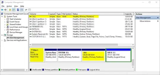 Windows 10 disk management