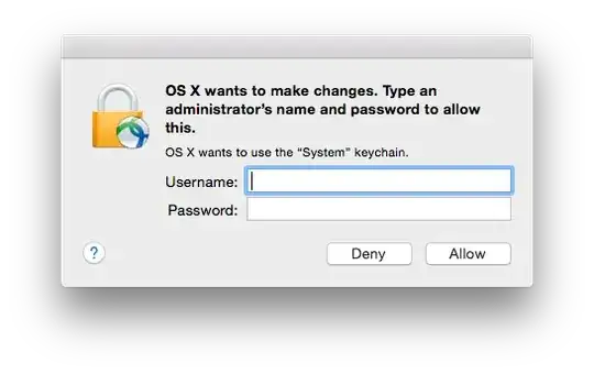 OS X wants to make changes